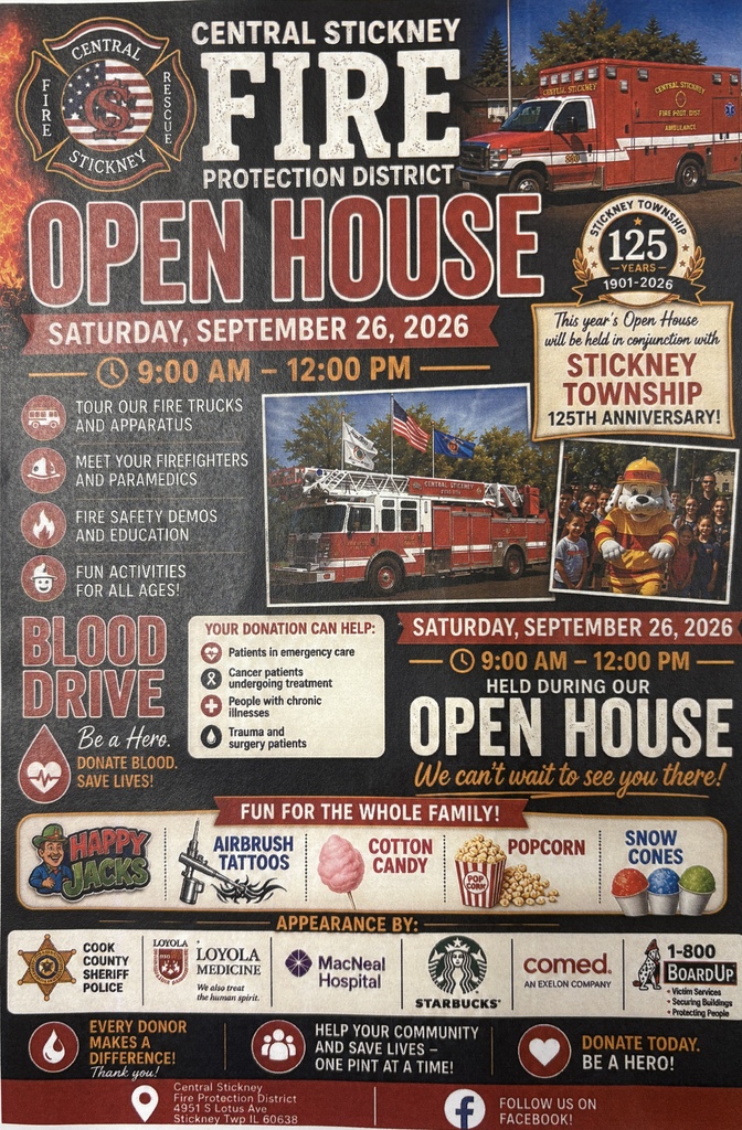 Central Stickney Fire Department Open House