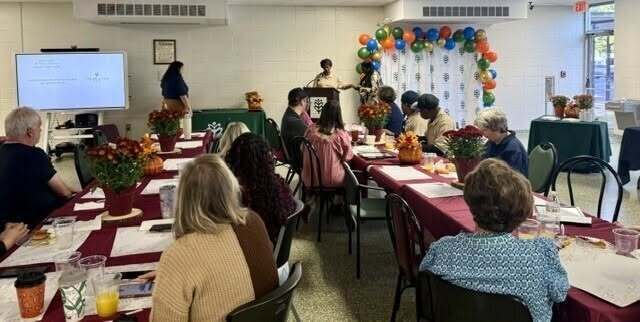 Overall luncheon shot