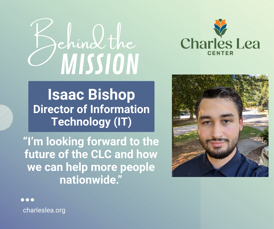 Graphic with picture of Isaac Bishop