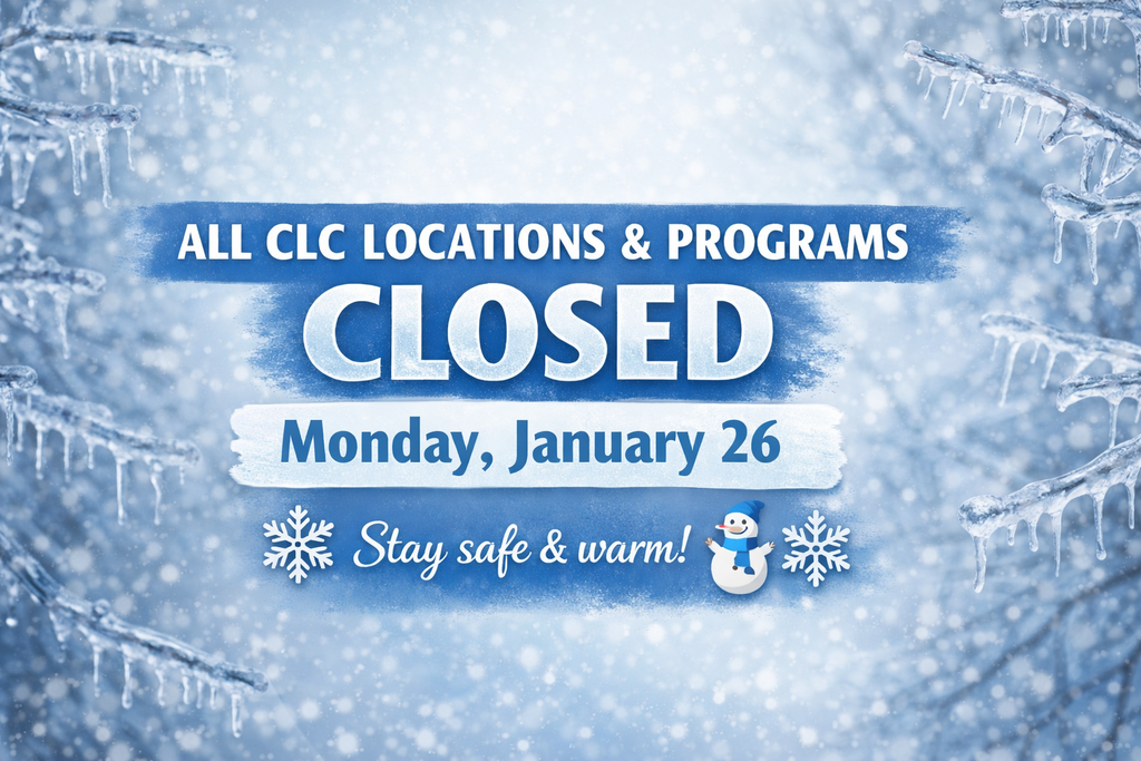 Graphic with closing Jan.26 mesage