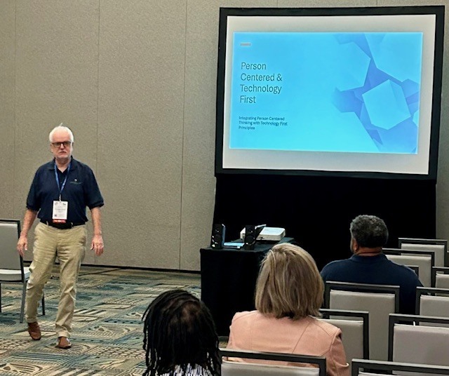 Jerry Bernard at conference