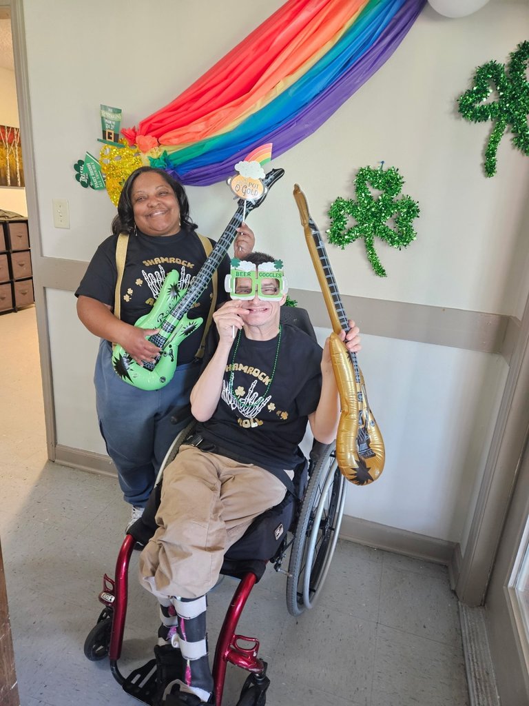 woman ans man  in wheelchair