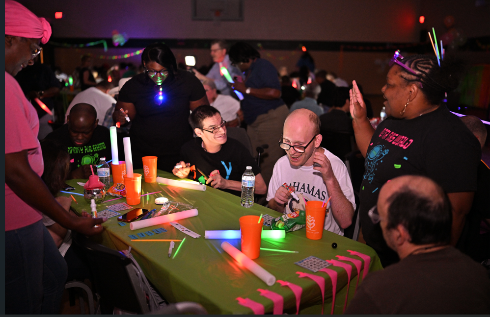 People playing bingo