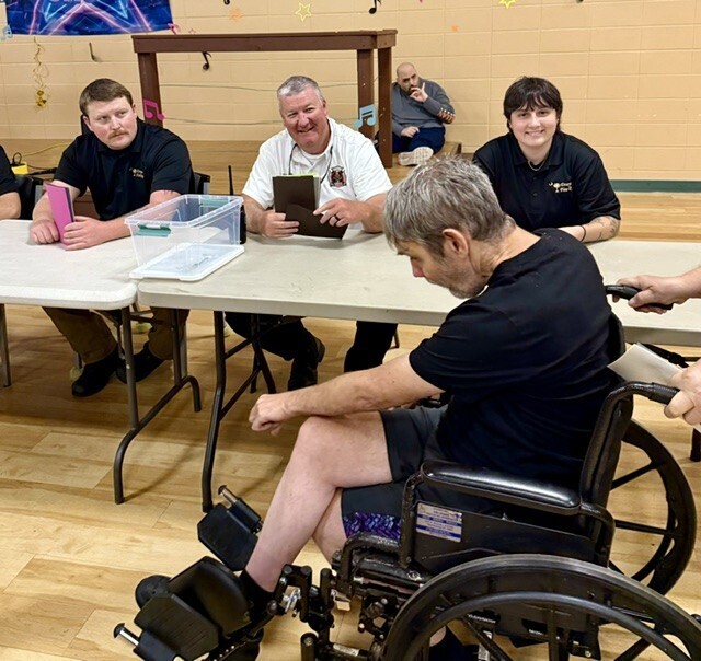 man in wheelchair
