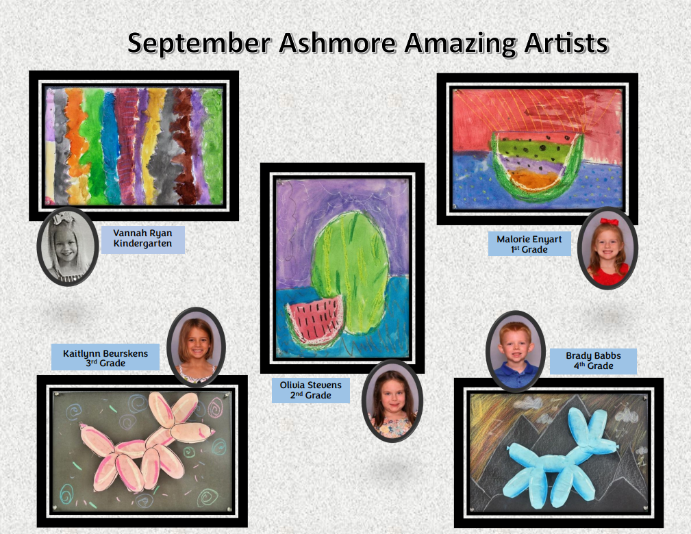amazing artists sept