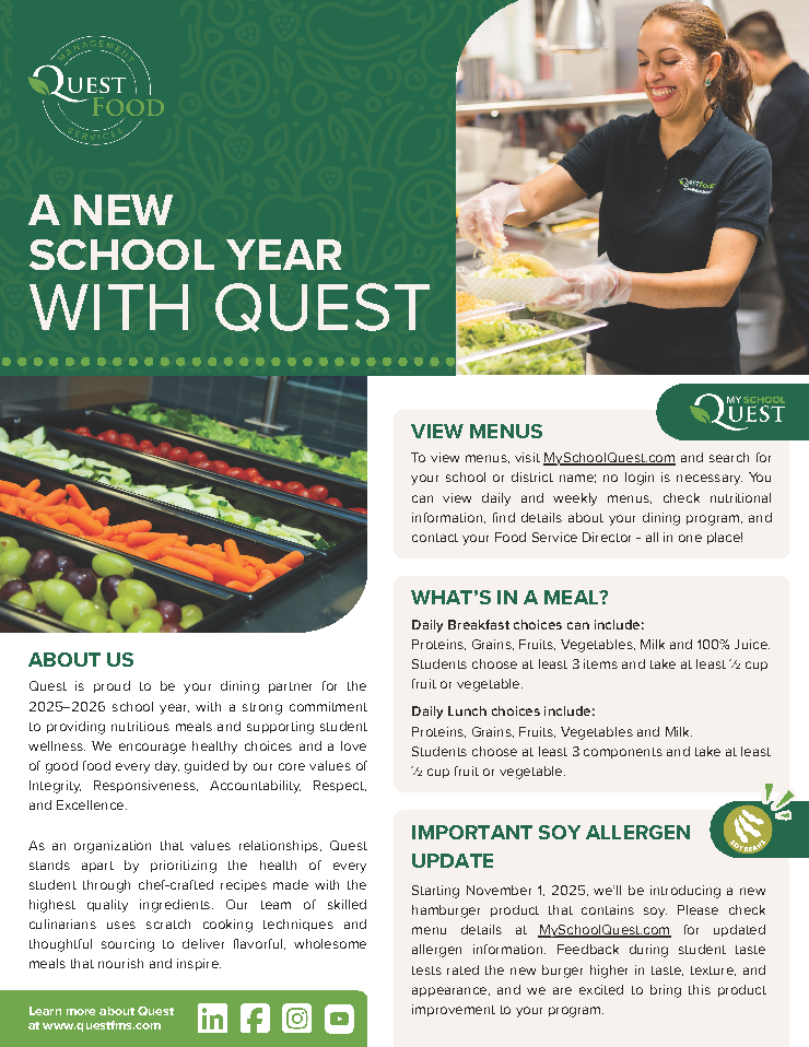 Quest newsletter