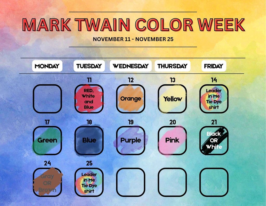 Color weeks