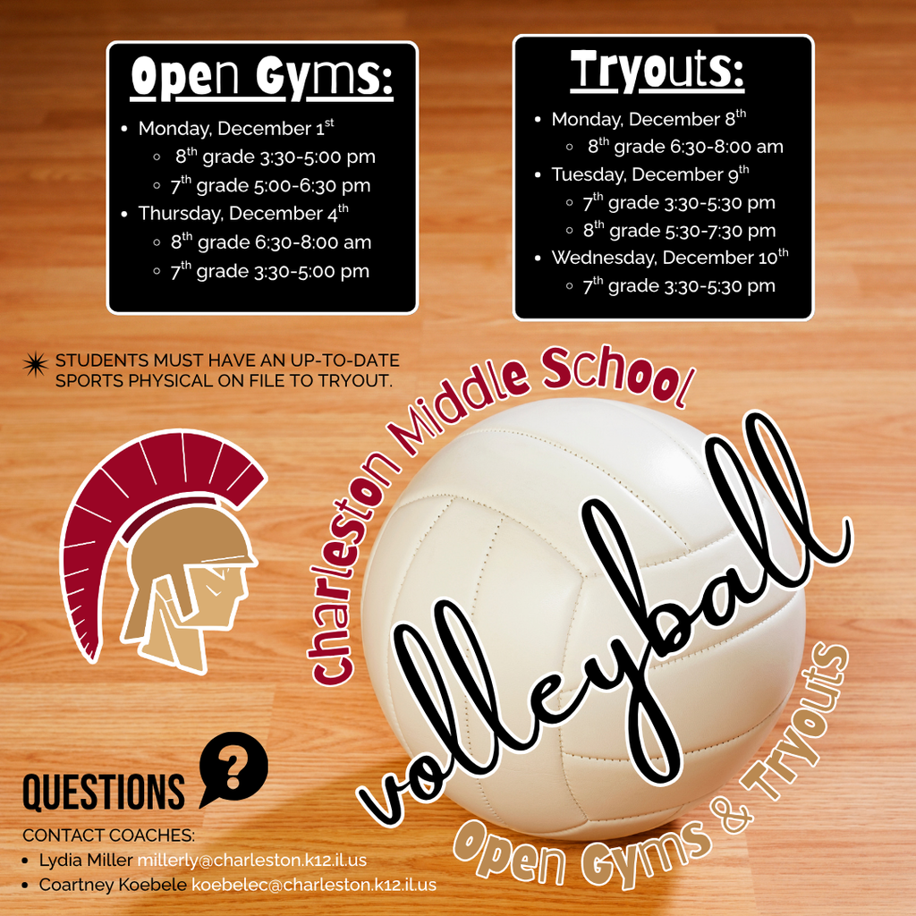 CMS volleyball tryouts