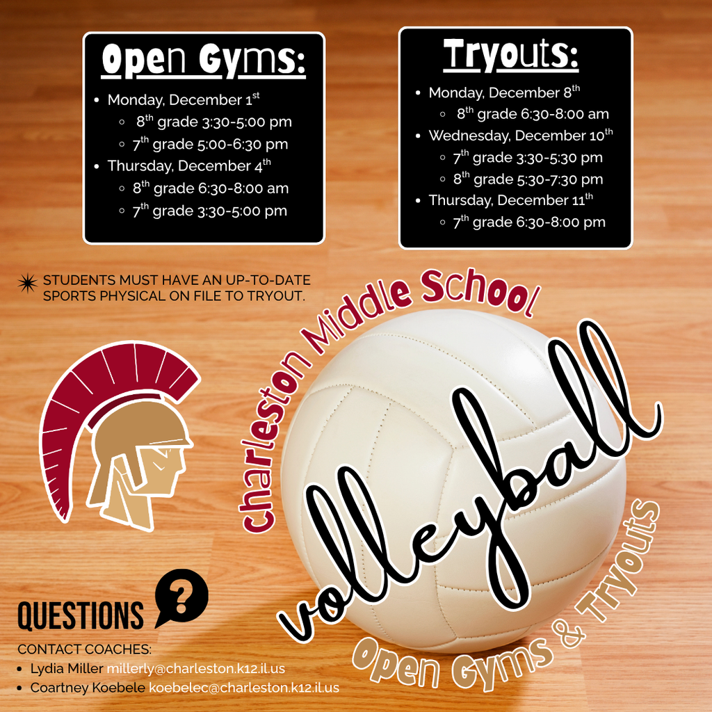 CMS volleyball tryouts