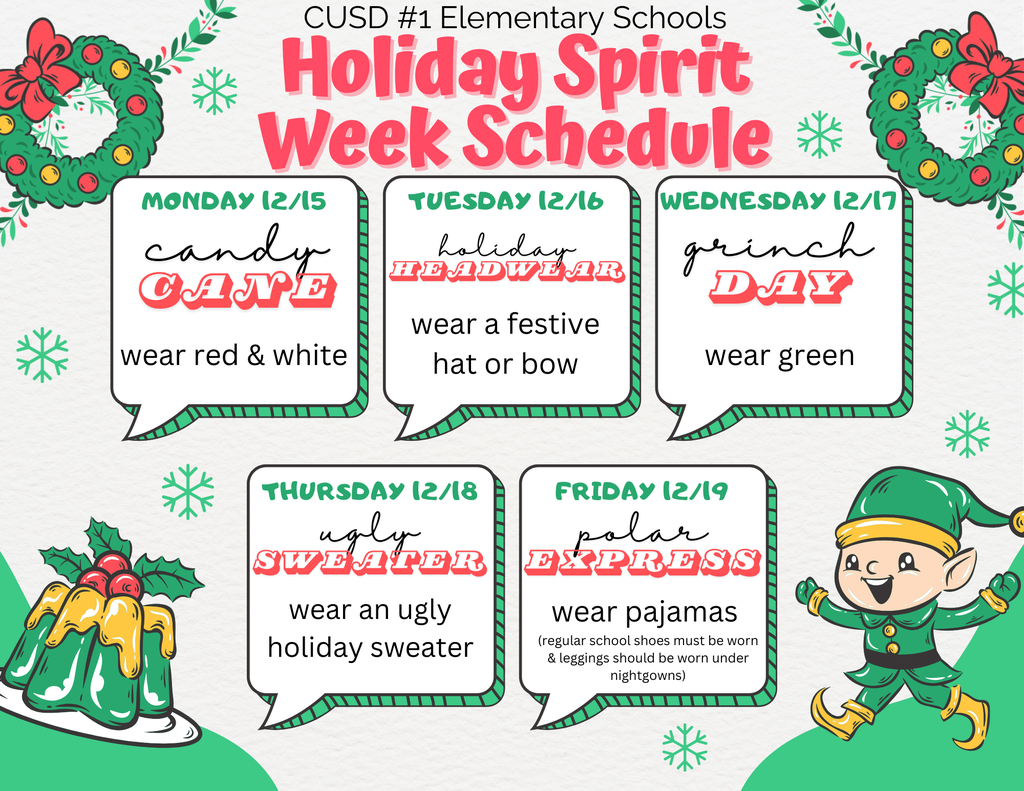 holiday spirit week