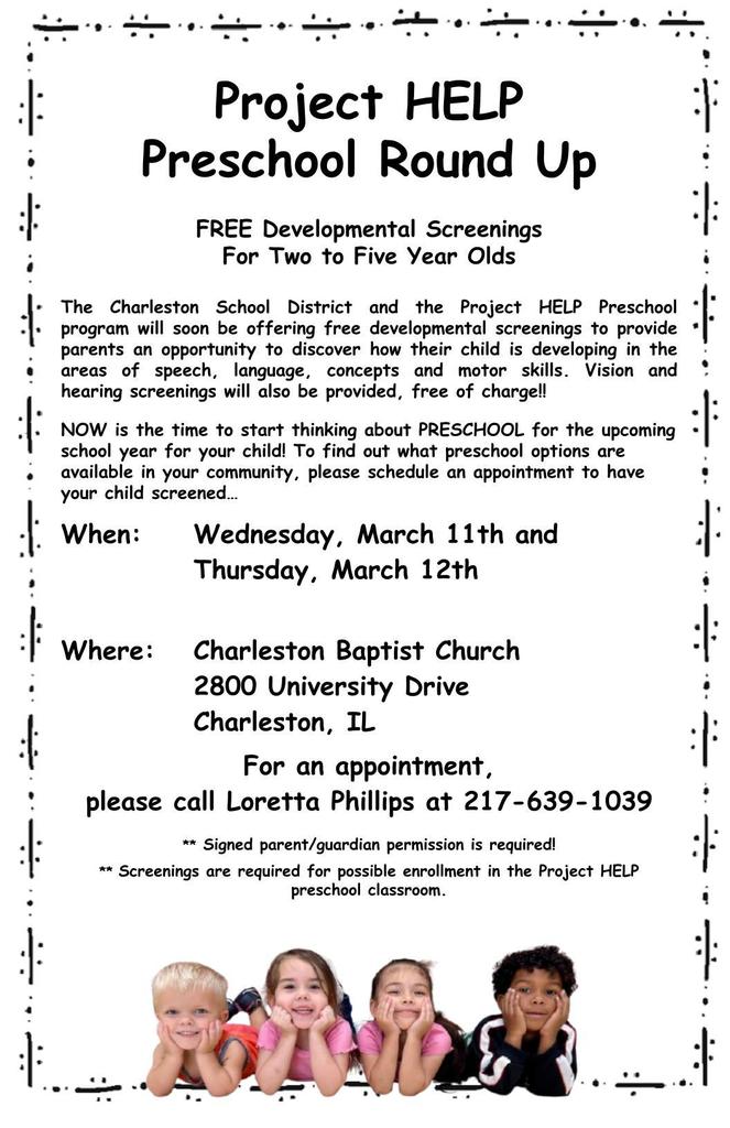 Preschool Round Up Charleston