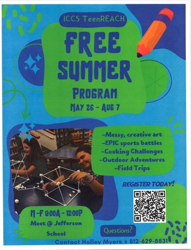 Teen Reach Summer Flyer