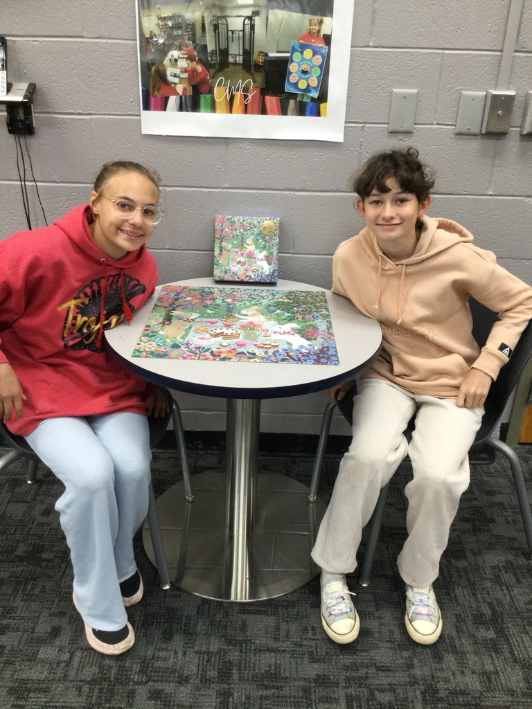 Synergy at work!  We always have a jigsaw puzzle going in the IMC!