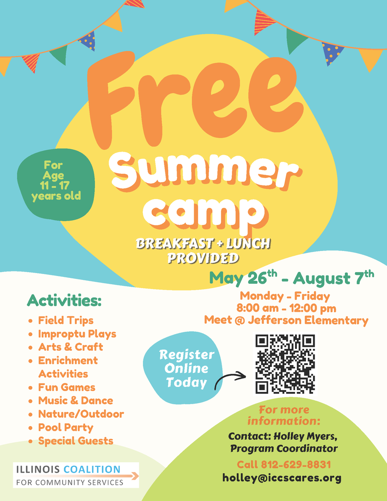 Teen REACH summer camp flyer