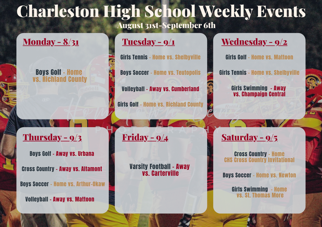 CHS schedule 9-6