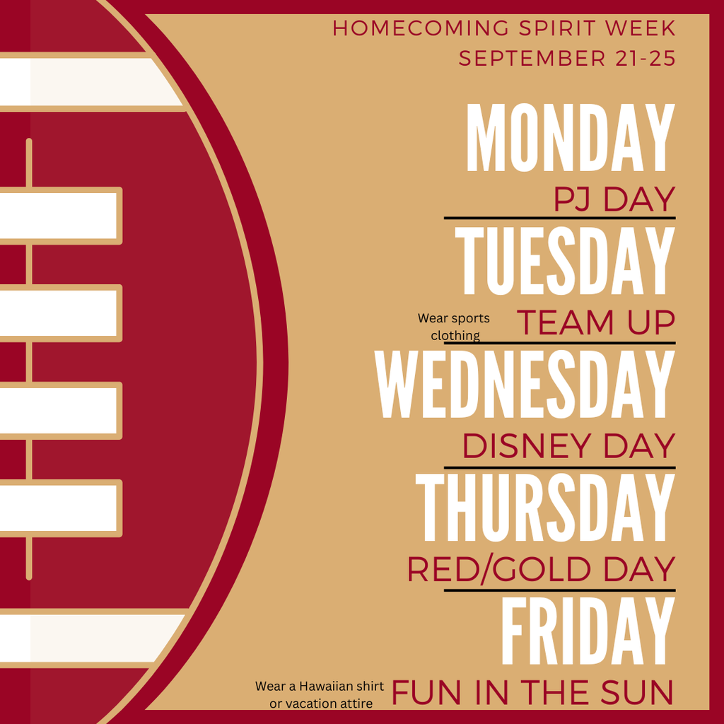 Homecoming spirit week