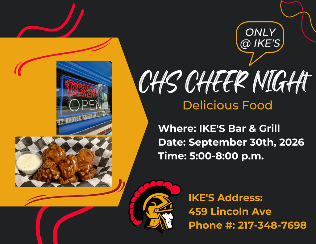 support CHS cheer at Ike's September 30
