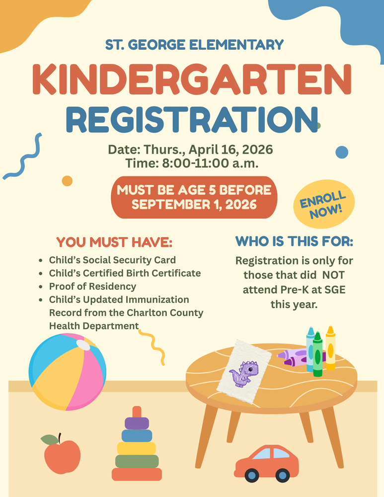 Kindergarten Registration 2026-2027