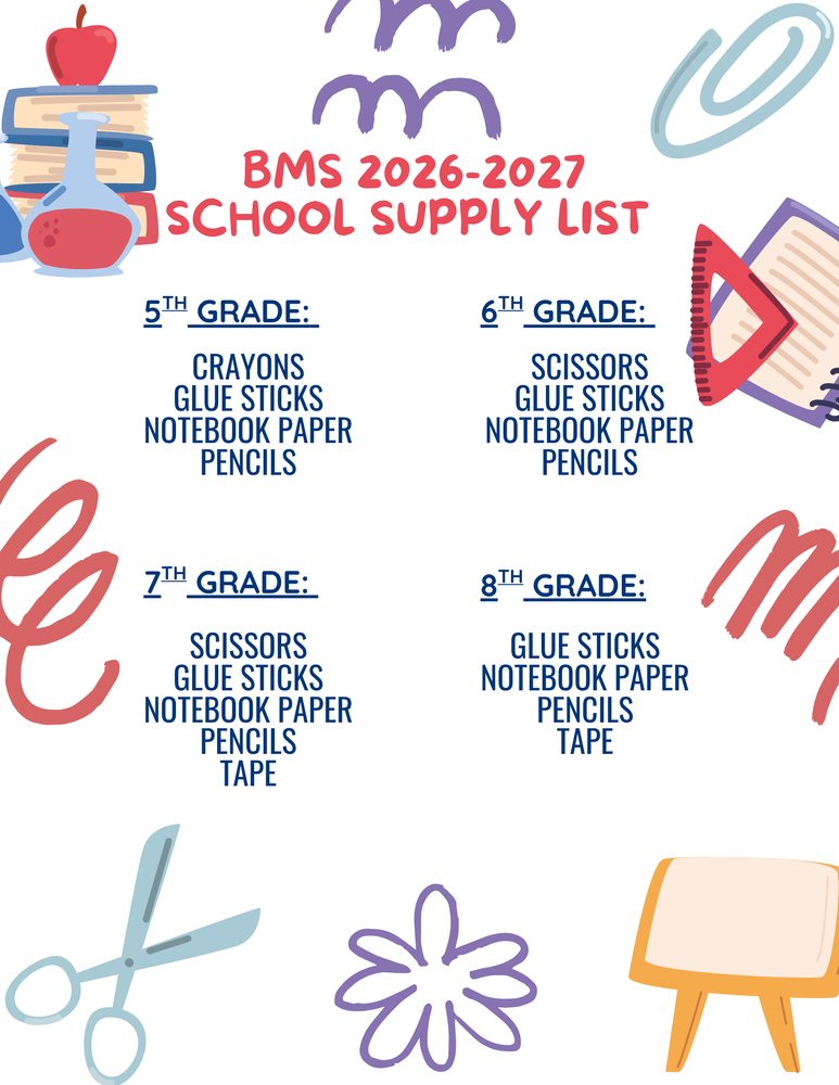 2026-2027 Supply List