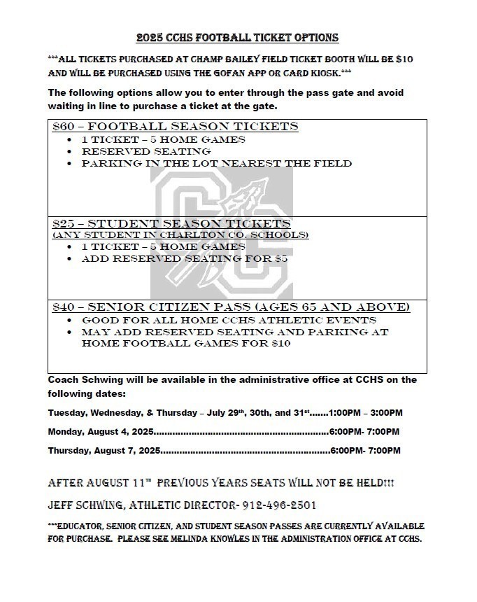 Ticket Info