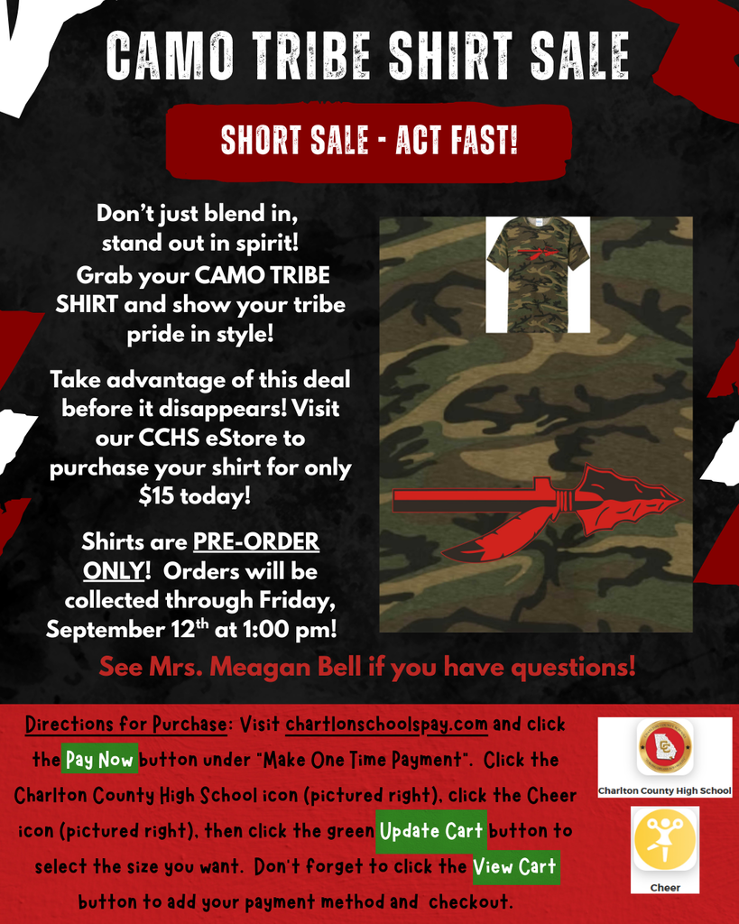 CAMO Spirit Shirts