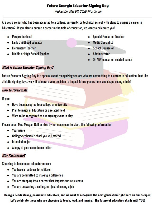 Future Educator Signing Day