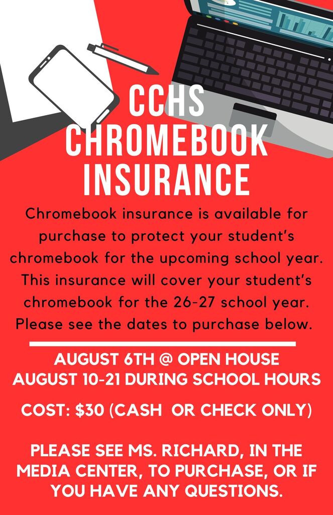 Chromebook Insurance Flyer
