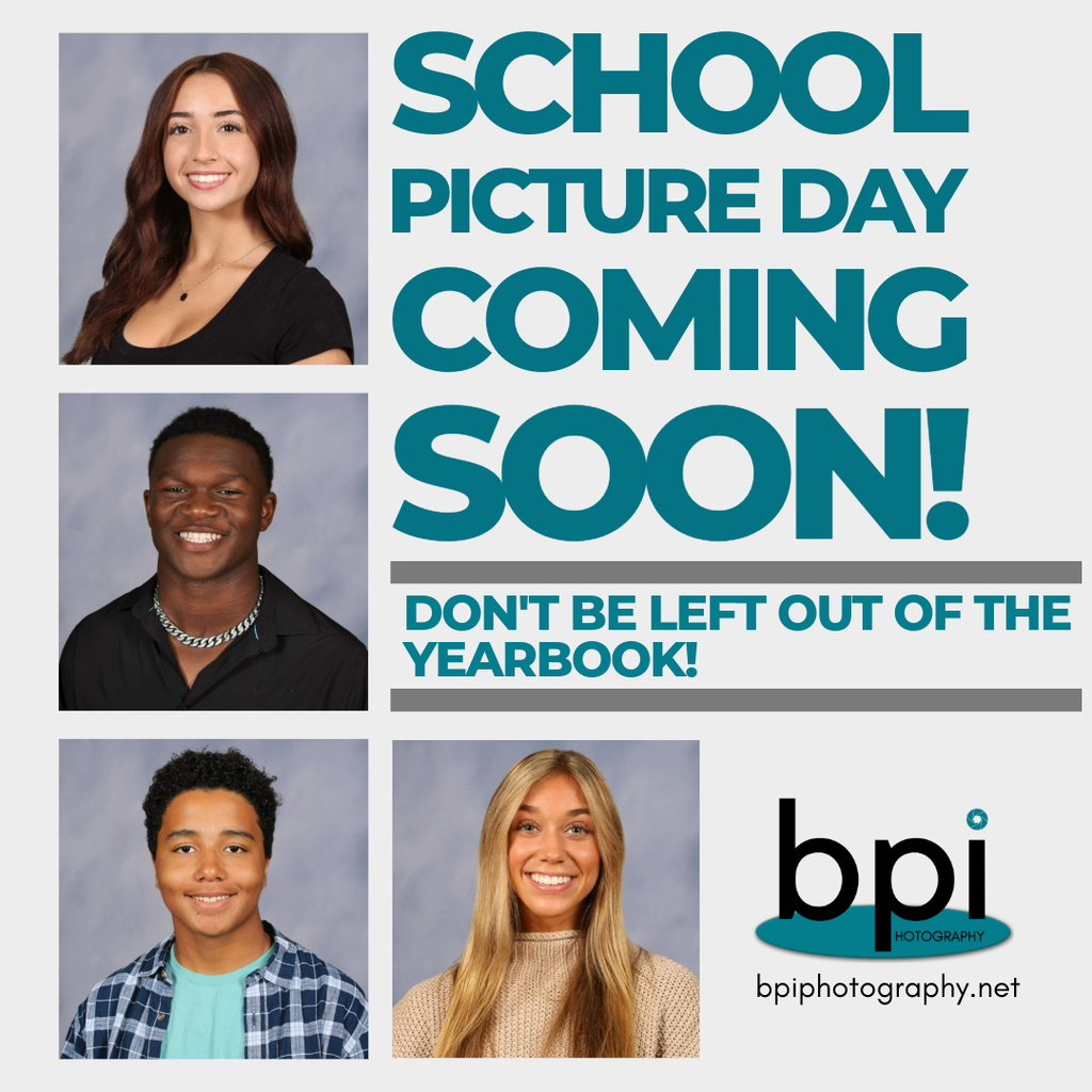 School Picture Day - Tues. September 1st