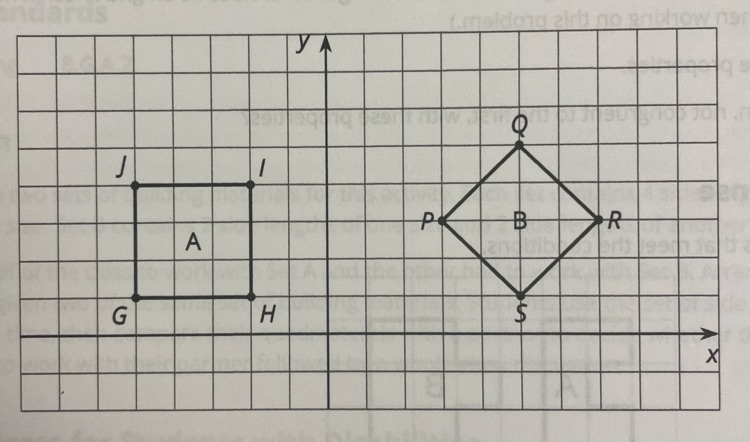 Shape A and Shape B