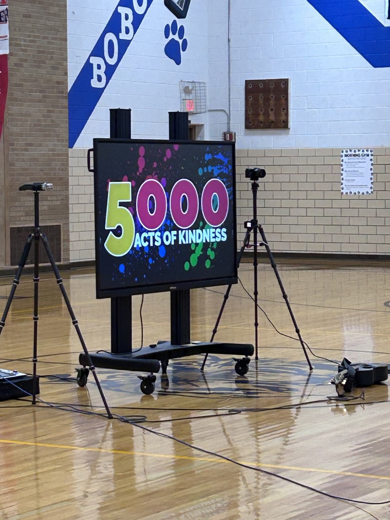 Zachary's challenge for our students was to show 5000 acts of kindness toward someone else.