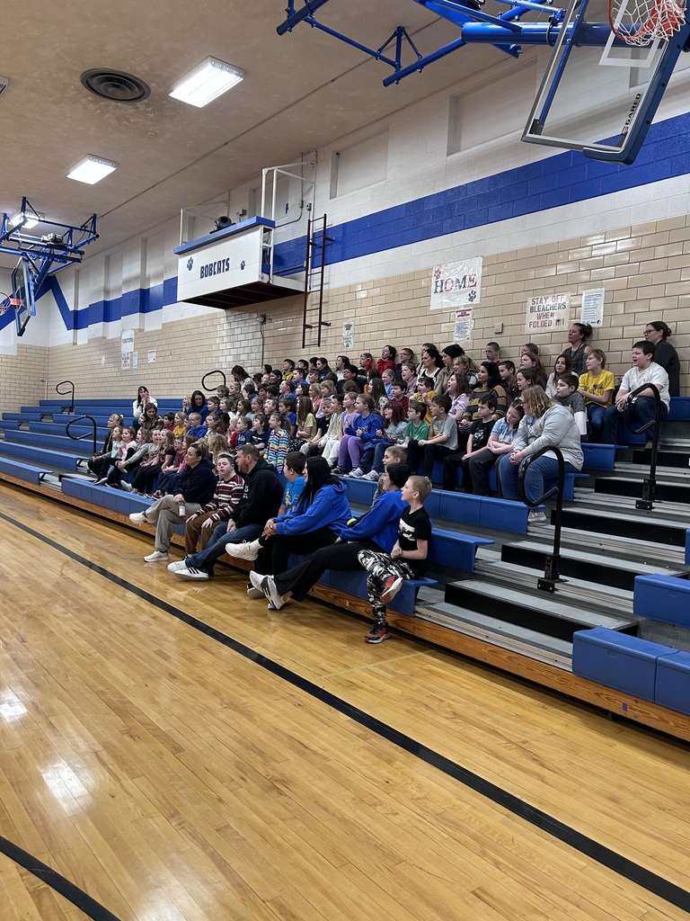 Our elementary school students listening to Zachary talk about kindness.