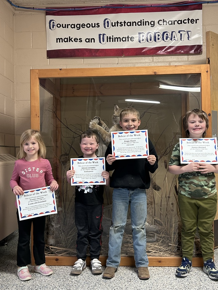 All the winners from four year old preschool to 2nd grade