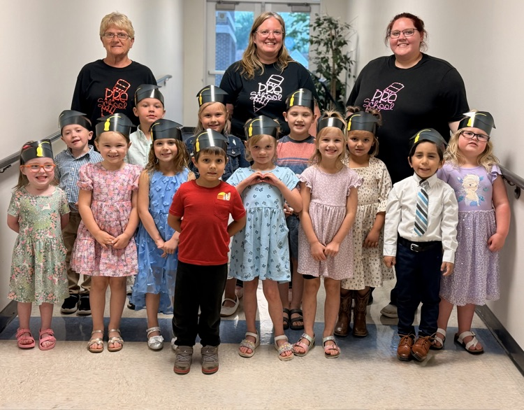 a quick pic before preschool graduation last night