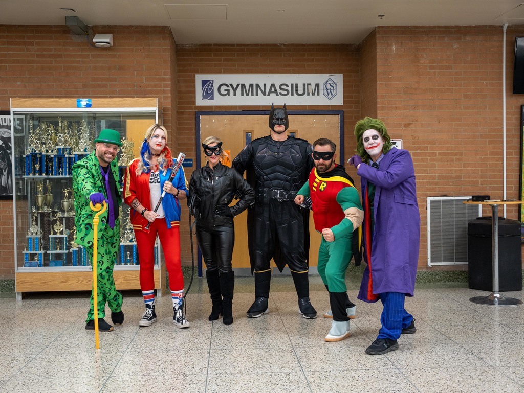 PE Dept Halloween costumes