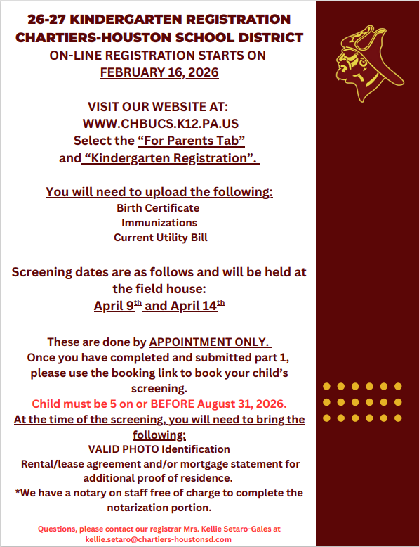 Kindergarten Registration