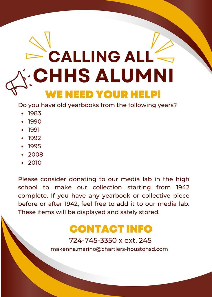 Yearbooks CHHS Alumni