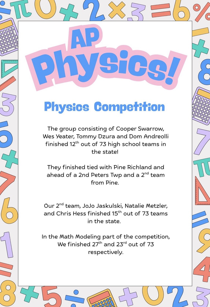 Physics Competition