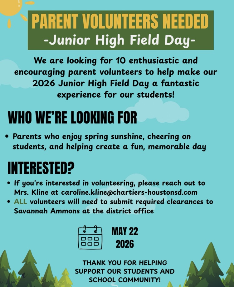 Junior High Field Day Parent Volunteers