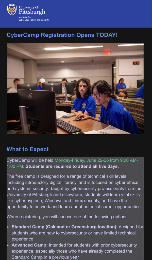 CyberCamp Pitt