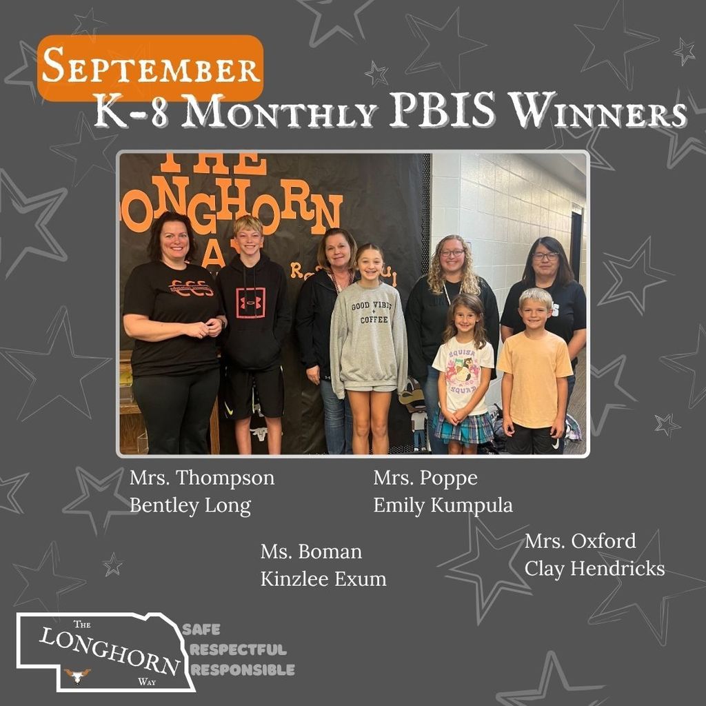 K-8 monthly PBIS