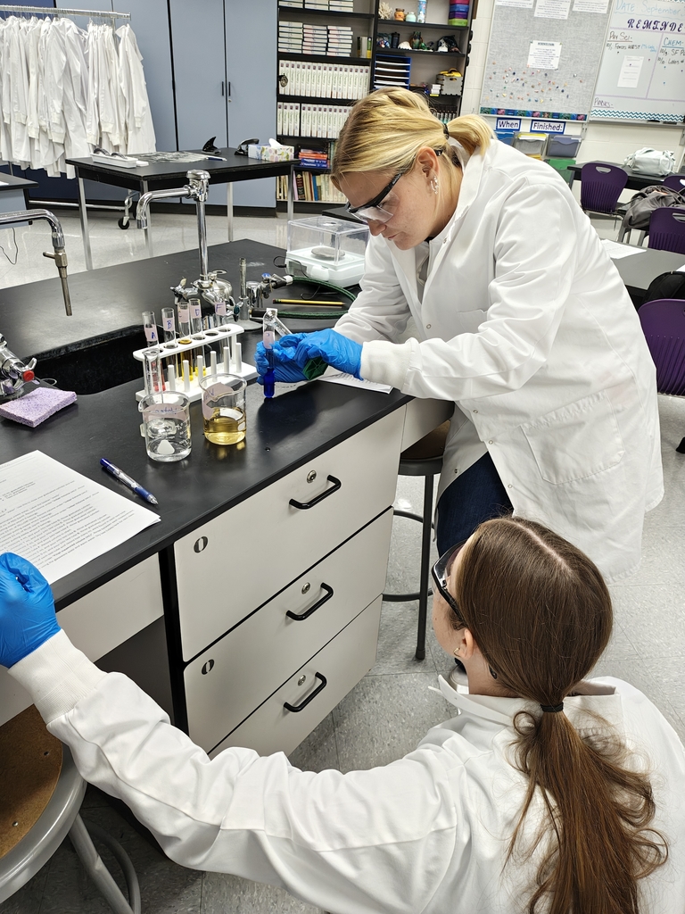 measurements in the middle of the lab.