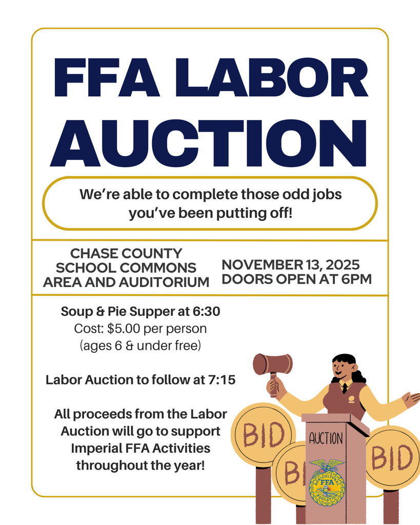 FFA Labour Auction Nov 13 @ 6:30 PM