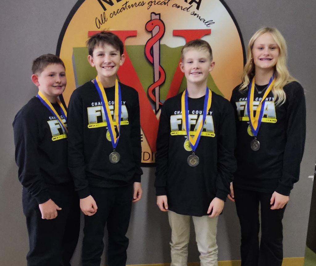 3rd Place FFA Junior High Ag Quiz Bowl Team