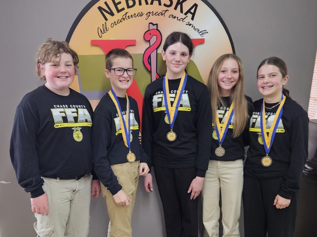1st Place FFA Junior High Quiz Bowl Team