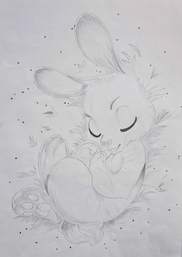 Bunny pencil
