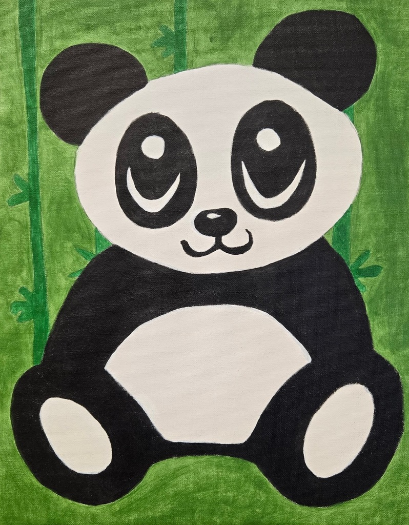 Panda acrylic