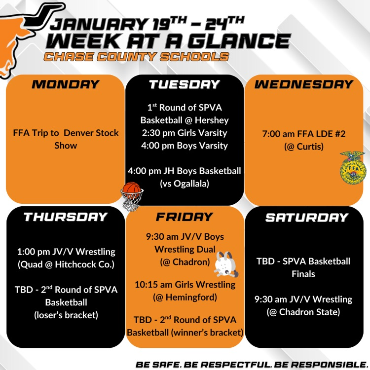 week at a glance