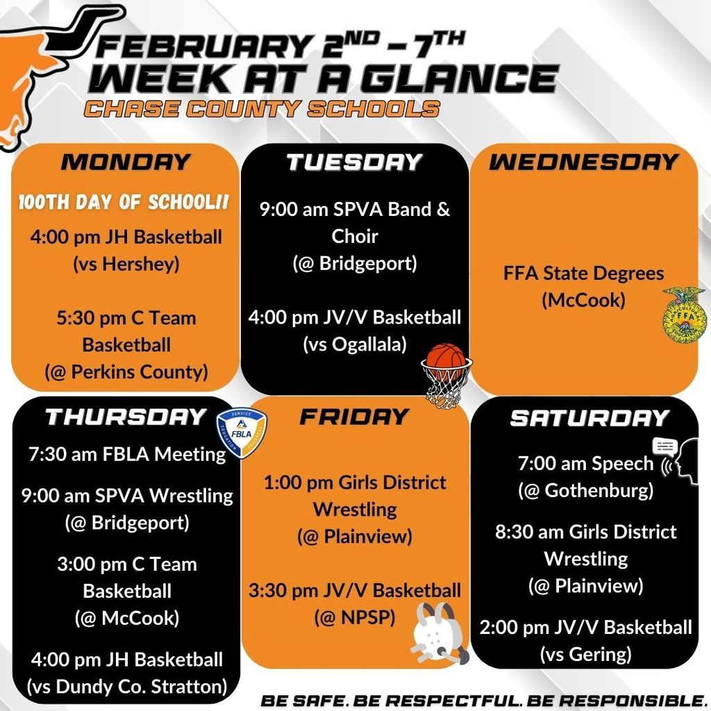 week at a glance