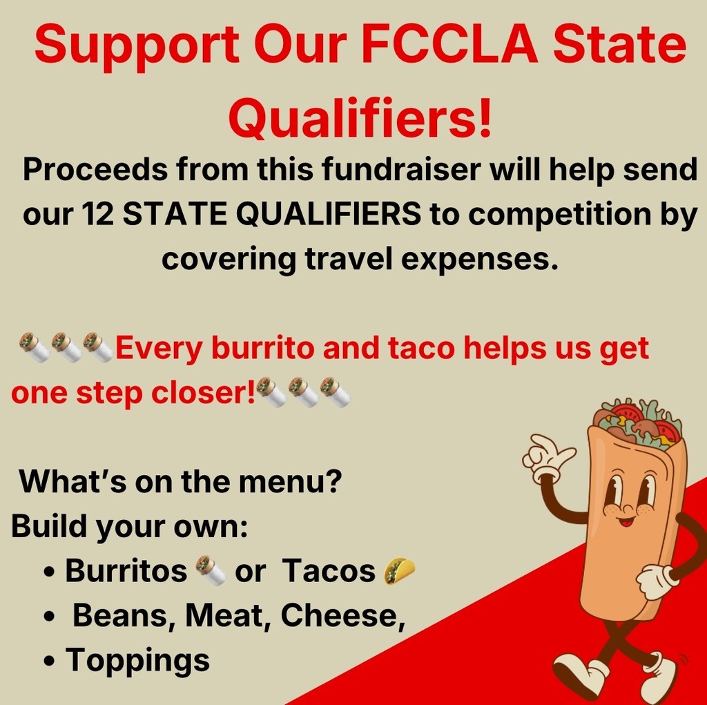 Come Support FCCLA on their way to State!