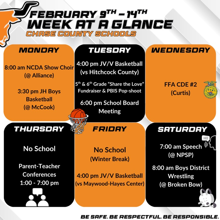 week at a glance